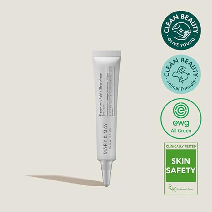 Mary&May - Tranexamic Acid + Glutathione Eye Cream 12ml Mini Size