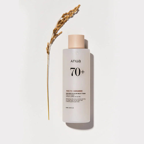 Anua – Rice 70 Glow Milky Toner – Tonique éclaircissant laiteux au riz