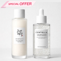 Pack Hydratation & Teint Unifié – Beauty of Joseon Glow Replenishing Rice Milk Toner & SKIN1004 Tone Brightening Capsule Ampoule