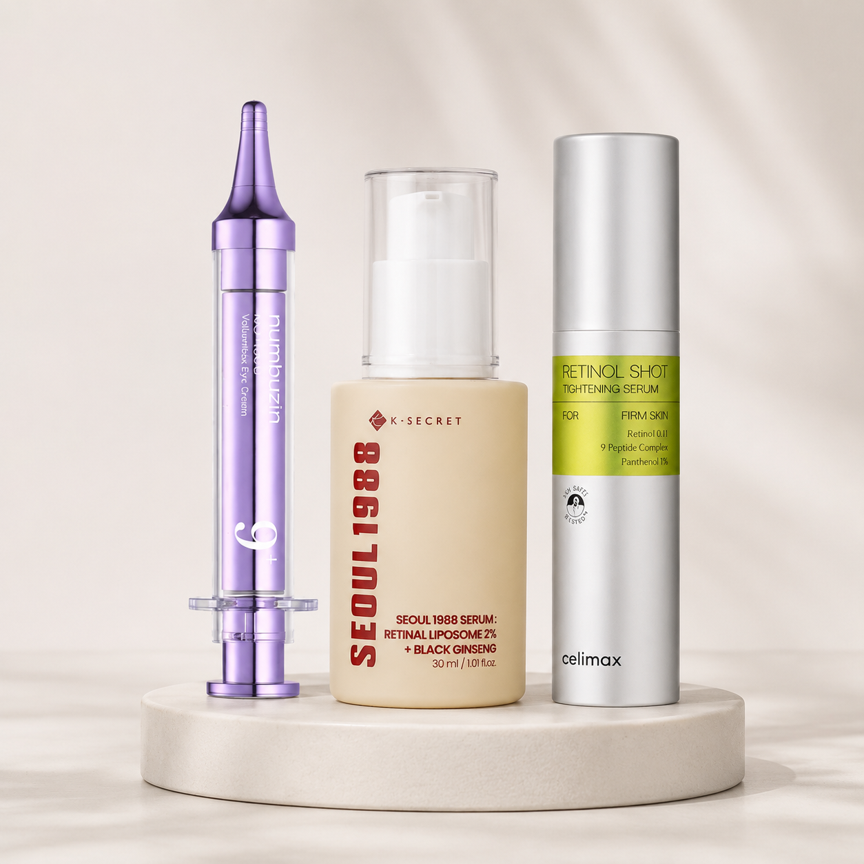 Pack Les Rides – Rétinol, Fermeté & Regard Lissé