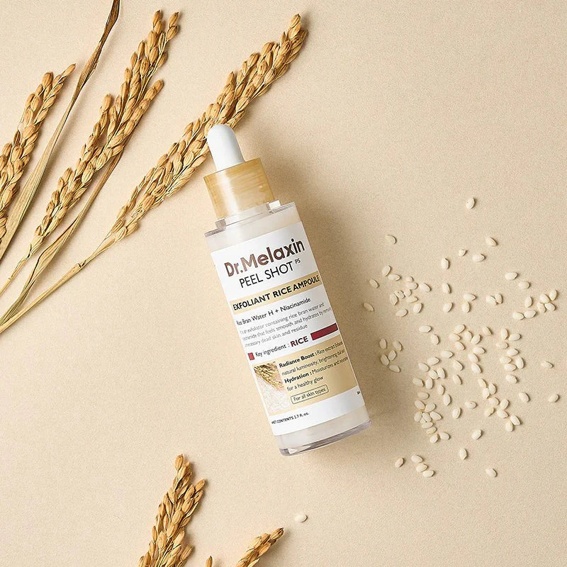 Dr. Melaxin Peel Shot White Rice Ampoule – Sérum Exfoliant Éclat au Riz Blanc 80 ml