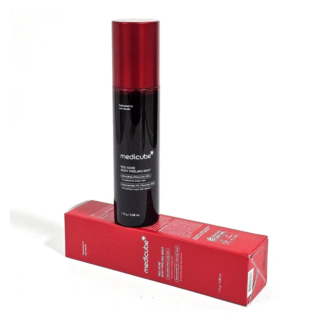Medicube – Red Acne Body Peeling Shot – Acné Sérum – Nettoyant – 110 g