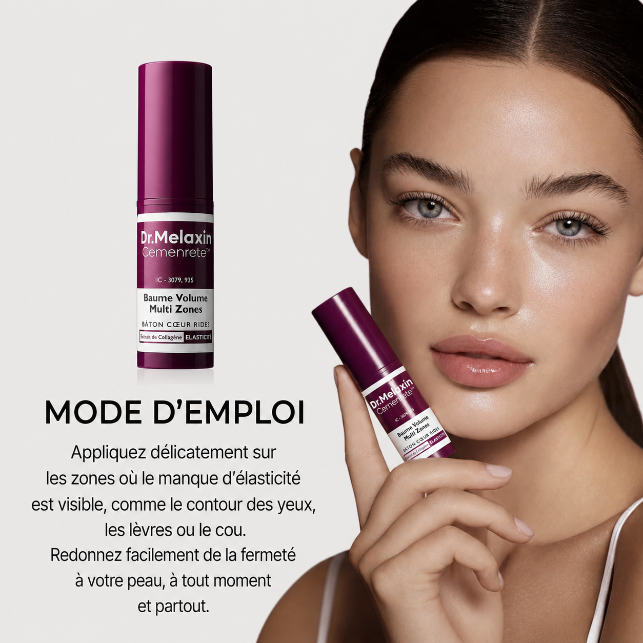 Dr. Melaxin Cemenrete Calcium Volume Multi Balm – Baume Stick Volume & Éclat 9g